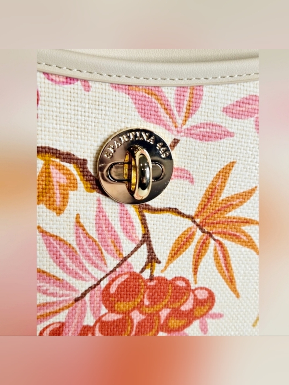Spartina 449 Lena Shoulder Bag Richmond Hill Cream - Picture 2 of 11